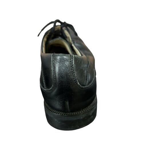 Florsheim Shoes Mens 9 D Casual Lace Up‎ Oxfords 13037-001 Black Leather - Picture 6 of 9